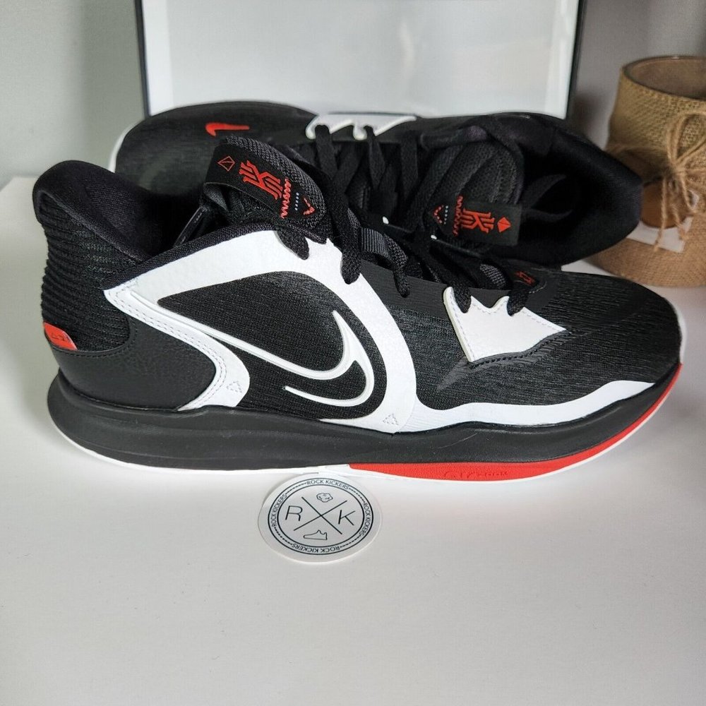 Nike Kyrie Low 5 Bred Dominoes Shoes Sneakers DJ6012-001 Men’s Size 10.5